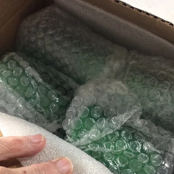 Vintage Anchor Hocking juice depression glass green “Sandwich “pattern - Picture 10 of 10